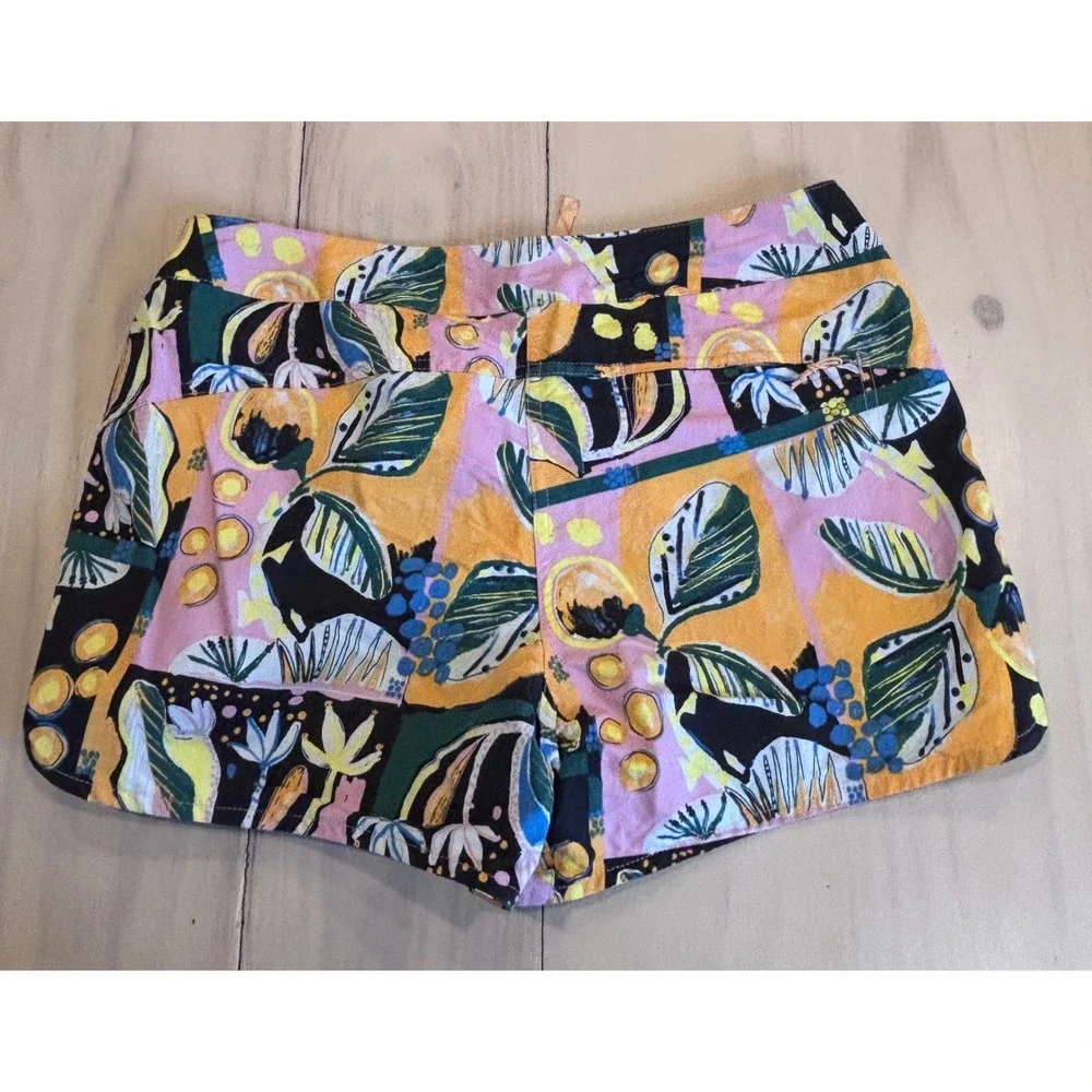 Patagonia Wavefarer Boardshorts Women's 8 Multi Color Floral NetPlus Nylon Swim
